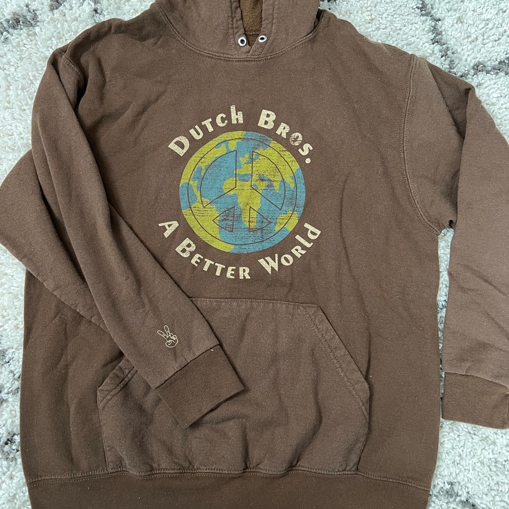 Dutch Bros A Better World Vintage Hoodie